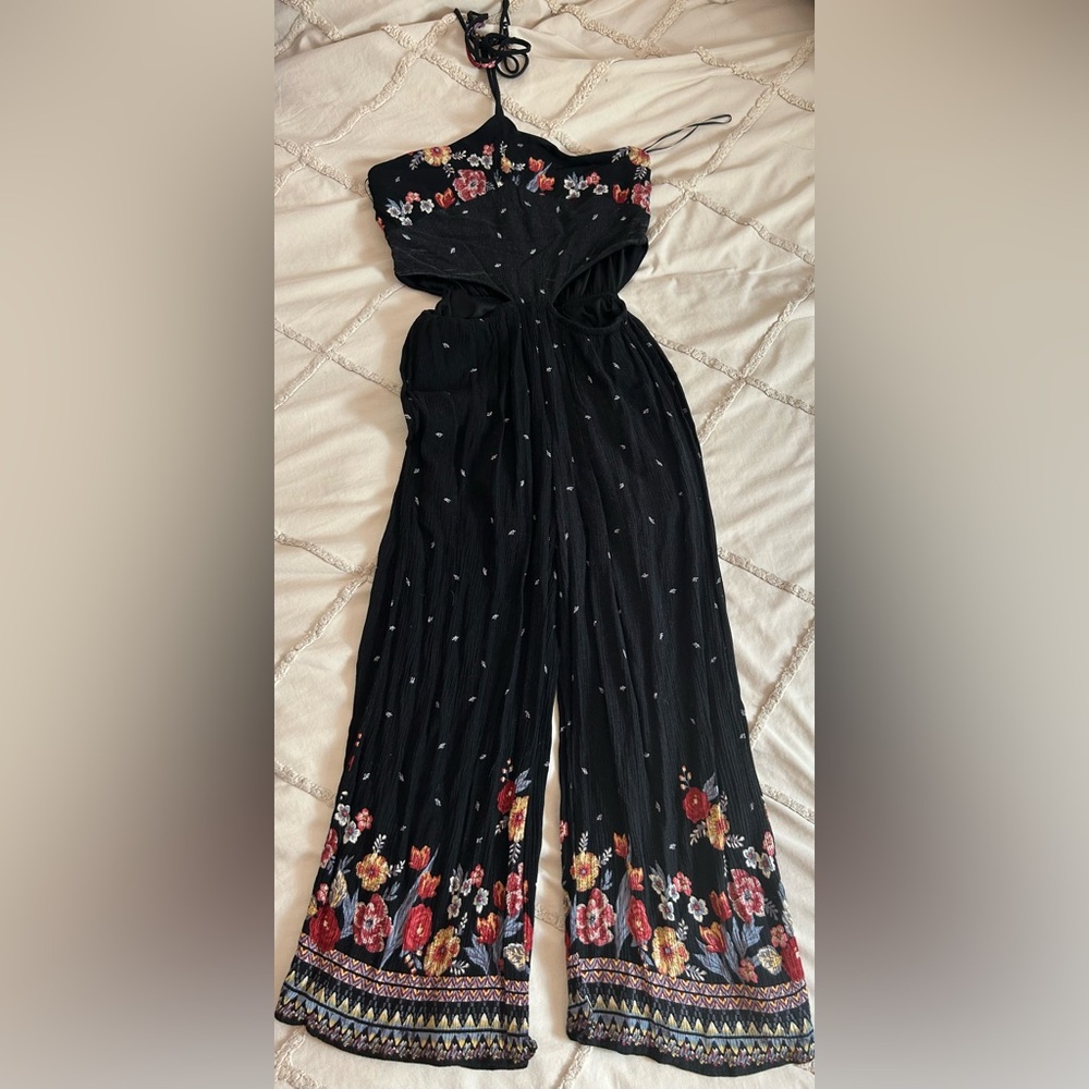 Sienna Sky Black Floral Jumpsuit